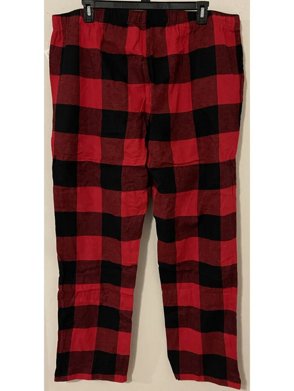 Old Navy Mens -2xl - Red Plaid Cotton Lounge PJ Pants w/Pockets NWT! A5625